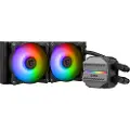 MSI MAG CORELIQUID - Væskekjølesystem for prosessor - Radiatorstørrelse: 240 mm - (for: LGA1156, LGA1155, LGA2011, LGA1150, LGA2011-3, LGA1151, AM4, LGA2066, LGA1200, LGA1700, AM5) - kobber - 120 mm