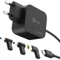 J5CREATE 67W GaN PD USB-C Charger (with 3 DC Connector)
