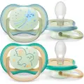 Philips AVENT AVENT ultra air SCF376/18 smokk, Klassisk stil, Ortodontisk, Silikon, Gutt/Jente, Tåler oppvaskmaskin