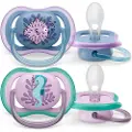 Philips AVENT AVENT ultra air SCF085/61 smokk, Klassisk stil, Ortodontisk, Silikon, Gutt/Jente, Tåler oppvaskmaskin