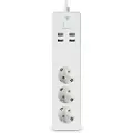 Nedis 3-veis Grenuttak Og 4 Usb-porter