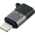 Microconnect - Lightning-adapter - 24 pin USB-C hunn til Lightning hann - sølv