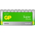GP Super Alkaline AAA-batteri LR03/24A 20-pakk