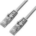 X-SHIELD - Koblingskabel - RJ-45 (hann) til RJ-45 (hann) - 30 m - UTP - CAT 6 - halogenfri, formstøpt, uten hindringer - grå