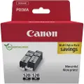 Canon Blekkpatron sort 19ml, 2pk