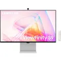 Samsung ViewFinity S9 S27C902PAU - S90PC Series - LED-skjerm - Smart - 27 - 5120 x 2880 5K @ 60 Hz - IPS - 600 cd/m² - 1000:1 - 5 ms - Mini DisplayPort, Thunderbolt 4 - høyttalere - sølv, metallsølv