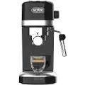 Solac Taste Slim Black, Espressomaskin, 1,4 l, Malt kaffe, 1350 W, Sort