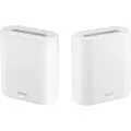 Asus ExpertWiFi EBM68 - Wi-Fi-system - (2 rutere) 1GbE - Wi-Fi 6 - Dobbeltbånd