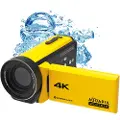 Aquapix WDV5630 - Videoopptaker - 4K / 30 fps - 13.0 MP - flashkort - under vannet inntil 5 m - gul