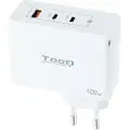 TooQ Tqwc-ganqc2pd100w Usb-c Og Usb-c Vegglader 100w