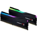 G.Skill Trident Z5 RGB - DDR5 - sett - 48 GB: 2 x 24 GB - DIMM 288-pin - 8000 MHz / PC5-64000 - CL40 - 1.35 V - ikke-bufret - on-die ECC - matt svart