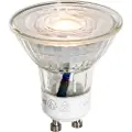 LUEDD GU10 50mm LED-pære klar 4,9W 450 lm 3000K