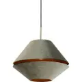 QAZQA Moderne pendellampe bronse med dobbel velurskjerm grønn - Combi 1
