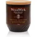 Woodwick Ginger & Tumeric, Cylinder, Brun, Fruktig, 1 stykker