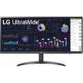 LG UltraWide 34WQ500-B - LED-skjerm - 34 - 2560 x 1080 UWFHD @ 100 Hz - IPS - HDR10 - 1 ms - HDMI, DisplayPort