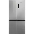Electrolux 900 ELT9VE52U0 - Kjøleskap/fryser - side-ved-side - bredde: 90.9 cm - dybde: 69 cm - høyde: 190 cm - 522 liter - Klasse E - rustfritt stål