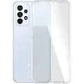 PanzerGlass HardCase - Clear Edition - baksidedeksel for mobiltelefon - polykarbonat, selvhelbredende TPU - gjennomsiktig - for Samsung Galaxy A24