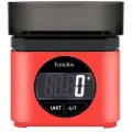 Terraillon BA22, Elektronisk kjøkkenvekt, 5 kg, 1 g, Sort, Rød, Plast, Benkeplate