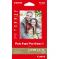 Canon Photo Paper Plus Glossy II PP-201 - Høyblank - 270 mikroner - 102 x 152 mm - 265 g/m² - 100 ark fotopapir - for MAXIFY GX6040, GX6050, GX7040, GX7050 PIXMA G540, G550, G640, G650, TS3450, TS3451