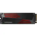 Samsung 990 PRO MZ-V9P1T0CW - SSD - kryptert - 1 TB - intern - M.2 2280 - PCIe 4.0 x4 (NVMe) - 256-bit AES - TCG Opal Encryption 2.0 - integrert kjøle
