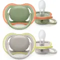 Philips AVENT AVENT ultra air SCF085/20 smokk, Klassisk stil, Ortodontisk, Silikon, Gutt/Jente, Tåler oppvaskmaskin