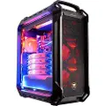 Cougar Panzer MAX - Tower - utvidet ATX (E-ATX) - sidepanel med vindu - ingen strømforsyning (ATX / PS/2) - metallisk - USB/lyd