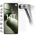 Mtp Products Xiaomi 14T/14T Pro Beskyttelsesglass - Case Friendly - Gjennomsiktig