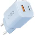 Tech-Protect NCM33W Vegglader med to porter og 30W - babyblå