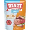 Rinti Økonomipakke RINTI Kennerfleisch-poser 20 x 400 g - Junior Kylling