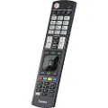 Hama Universalfjernkontroll for LG TV med selvlysende knapper og innlæringsfunksjon