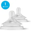 Philips AVENT AVENT Natural Response SCY961/02 Natural Response flaskesmokk, Ortodontisk, Anti-kolikkventil, 2 stykker