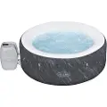Bestway Lay-Z-Spa 60175, 669 l, 4 personer, Rund, Bubbel-/jetstrålemassage, Grå, Vit, 40 ° C