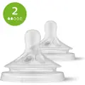 Philips AVENT AVENT Natural Response SCY962/02 Natural Response flaskesmokk, Ortodontisk, Anti-kolikkventil, 2 stykker
