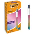 BIC Firefarget Gradientpenn. Eske Med 12 Enheter