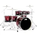 PDP Concept Maple 22 7pc Shell Pack Red to Black Sparkle
