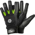 Tegera 517, Verkstedhansker, Sort, Grønn, Voksen, Voksen, Latex, Polyester, Polyurethan