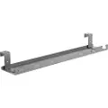 InLine 23198G kabelbakke/hylde til montering under skrivebord- Grå - LxBxH: 590x131x74mm