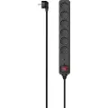 Hama 00223153, 6 AC-utganger, 1,4 m, Koblet med ledninger (ikke trådløs), Sort, 3680 W, 250 V