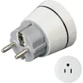 Hama 00223451, Rett, Rett, Type E (FR), Type F, Type A, Type B, 100 - 250 V, Hvit