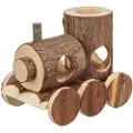 Trixie Levin train, mice, bark wood, 17 × 14 × 12 cm