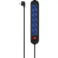 Hama 00223040, 6 AC-utganger, 1,5 m, Koblet med ledninger (ikke trådløs), Sort