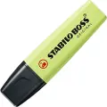 Stabilo Boss Original Pastel, 4 stykker, Flerfarget, Meisel tupp, Flerfarget, Plast, Rektangel