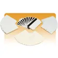 Zebra Technologies Zebra Premier - 15 mille - hvit - 500 kort PVC-kort med skrivbar bakside - for Zebra P330m