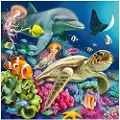 Ravensburger Puslespill Under Water 3x49 brikker,