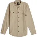 G-Star for man. D24963-D914-H051 Marine Slim taupe shirt (S), Casual, Cotton, Long sleeve