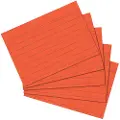 Herlitz 10901171, Oransje, A5, 170 g/m², 100 stykker