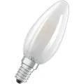 Ledvance OSRAM LED STAR - LED-filamentlyspære - form: B35 - mattslipt finish - E14 - 4 W (ekvivalent 40 W) - klasse E - kjølilg hvitt lys - 4000 K