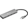 Sandberg - Hub - 4 x USB-C - stasjonær