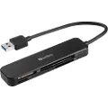Sandberg - Kortleser (SD, SDHC, SDXC, MS, MMC, TransFlash, microSD) - USB 3.0