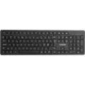 ESTUFF G220 - Tastatur - trådløs - 2.4 GHz - QWERTY - Nordisk - svart